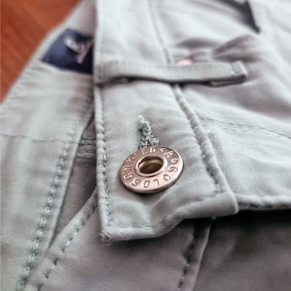 AG Adriano Goldschmied Chino Women sz.‎ 26R Sage Green Stevie Ankle Preppy Jeans - Picture 9 of 13